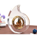 Personaliza Crystal Round Shape Clock Wedding Souvenir